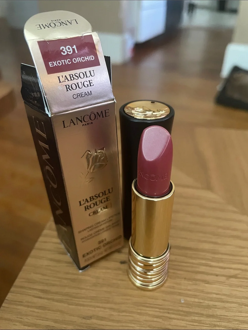 Lancôme L'Absolu Rouge Cream Lipstick - Exotic Orchid 391 (Orchid Pink)